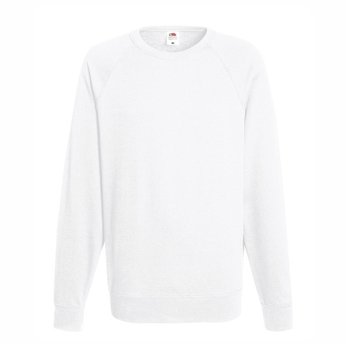 LIGHTWEIGHT RAGLAN SWEAT ID10  ΛΕΥΚΟ